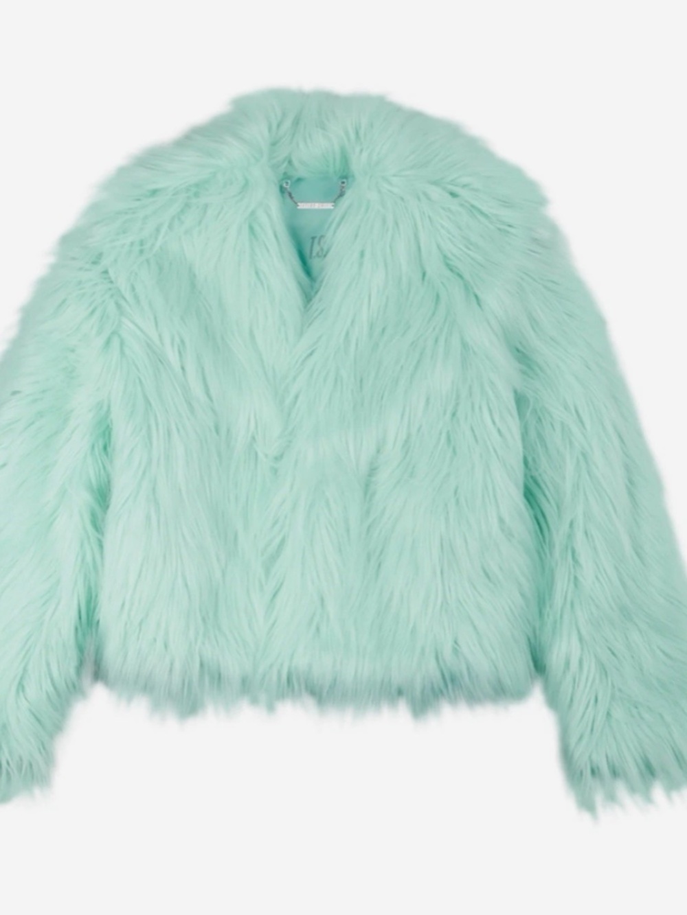 Taylor Swift The Life of a Showgirl Mint Faux Fur Jacket